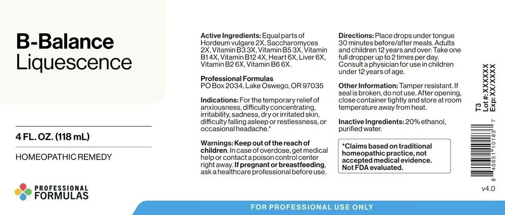 Product image for B-Balance Liquescence.