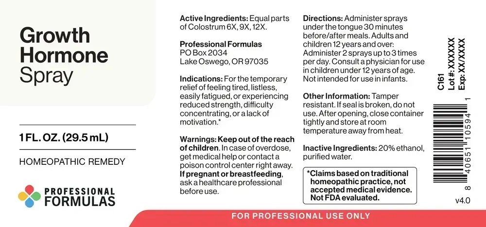 Product image for Growth Hormone Spray.