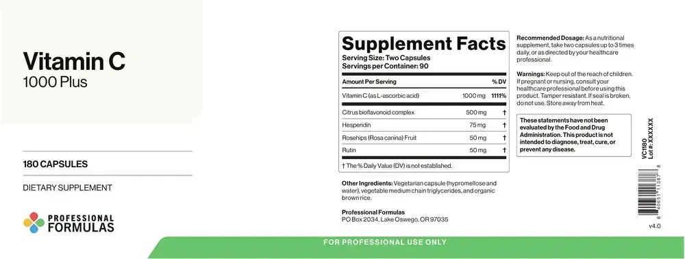 Product image for Vitamin C 1000 Plus.