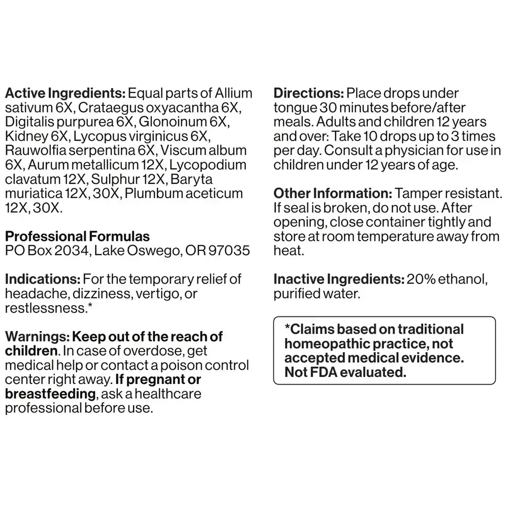 Product image for Hypertension Drops.