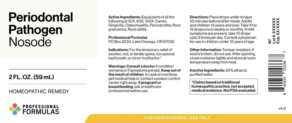 Product image for Periodontal Pathogen Nosode Drops.