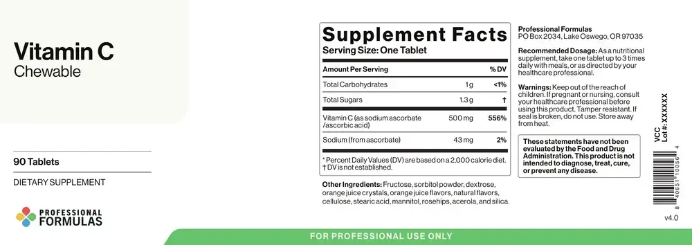 Product image for Vitamin C Chewable.