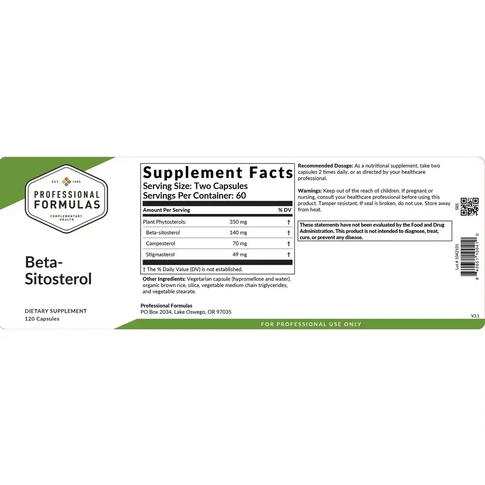Product image for Beta Sitosterol.