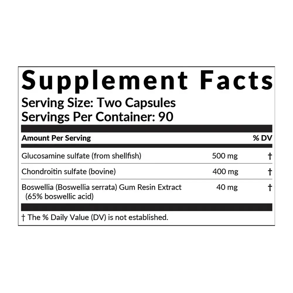 Product image for Gluco/Chondroitin Complex.
