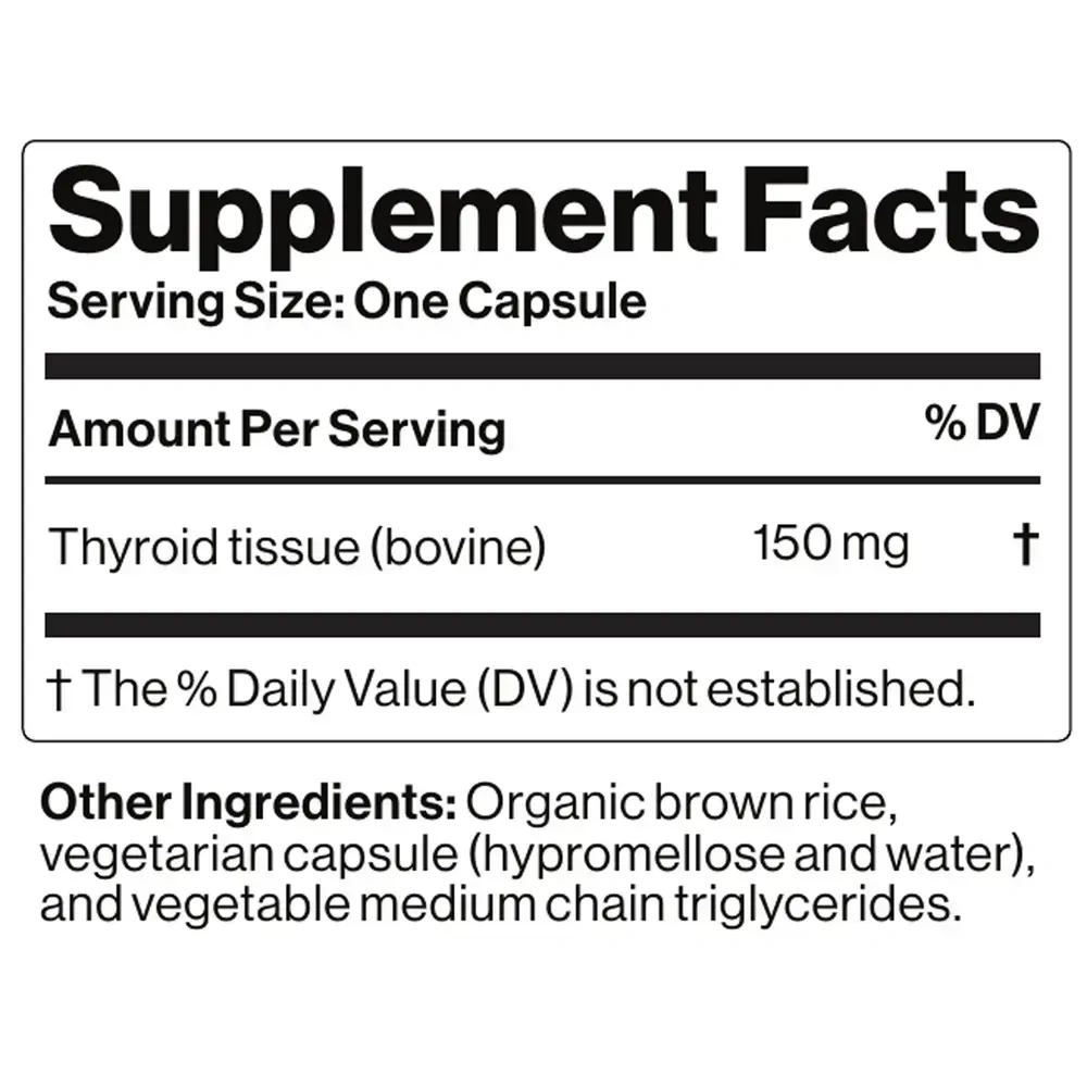 Product image for Pure Thyro 150mg.