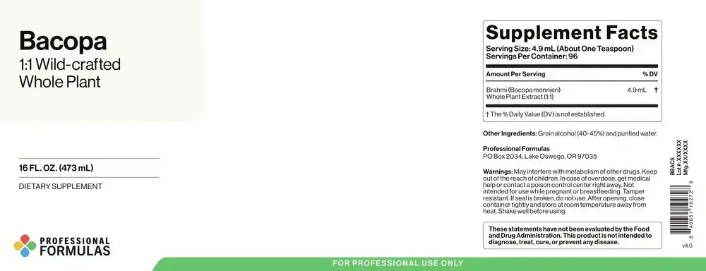 Product image for Bacopa monnieri (whole plant).