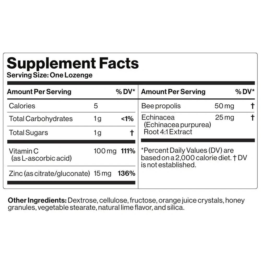 Product image for Zinc Plus Lozenges.