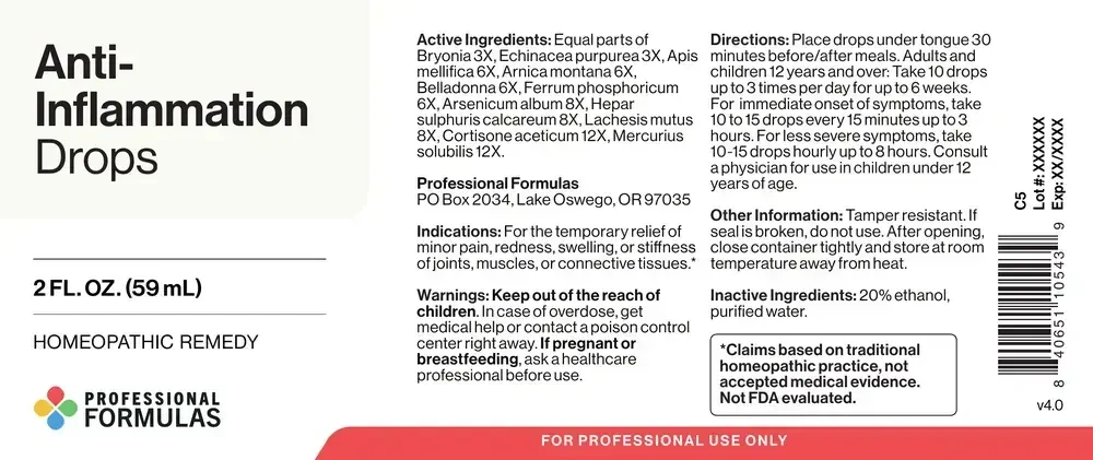 Product image for Anti-Inflammation Drops.