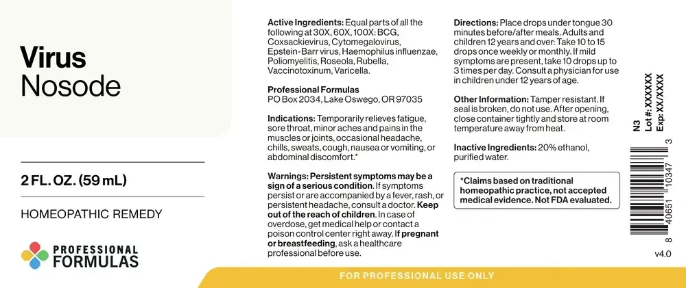 Product image for Virus Nosode Drops.