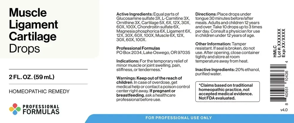 Product image for Muscle Ligament Cartilage Drops.