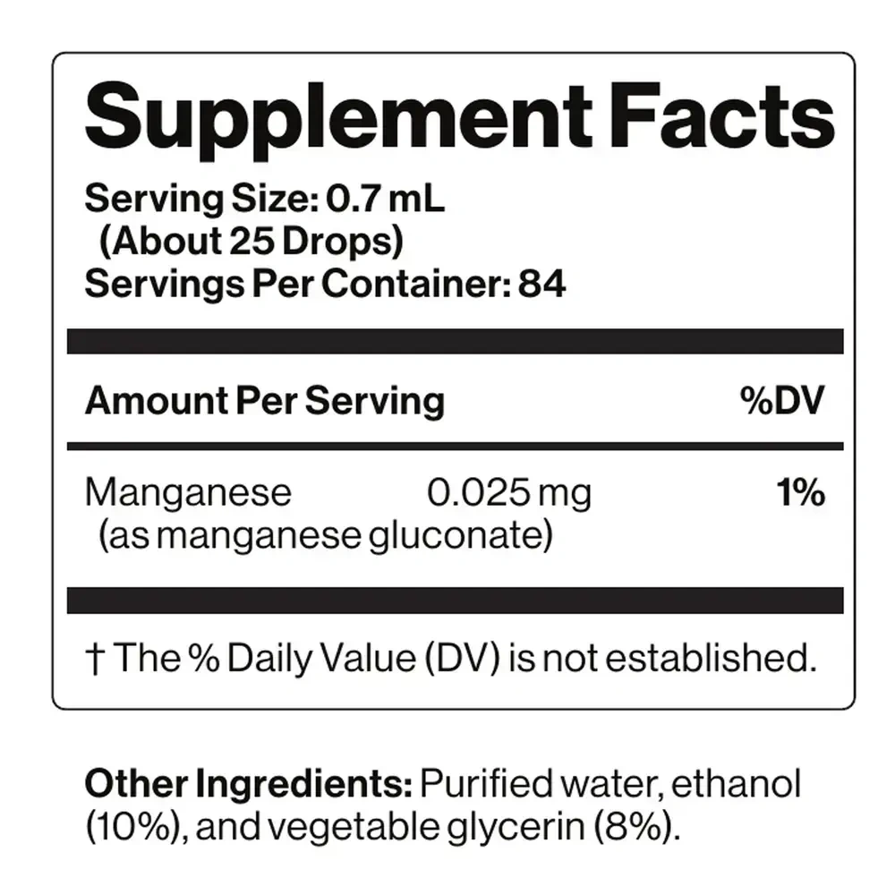 Product image for MN-Manganese (Oligo Element).