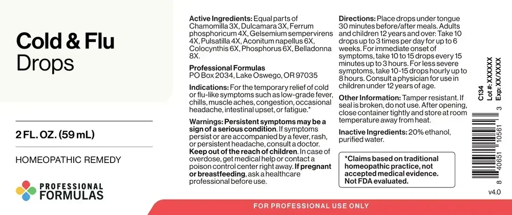 Product image for Cold and Flu Drops.
