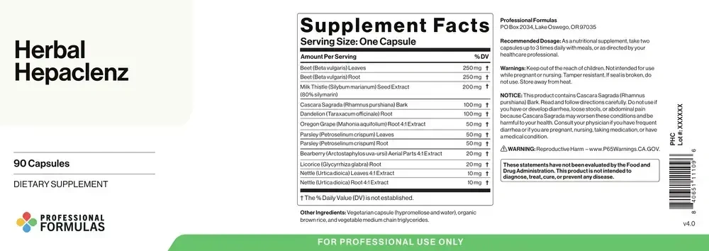 Product image for Herbal Hepaclenz.