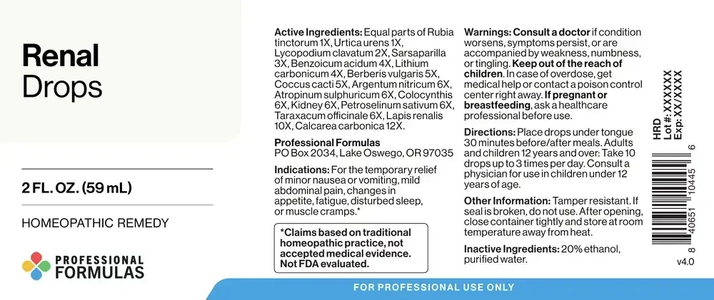 Product image for Renal Drops.