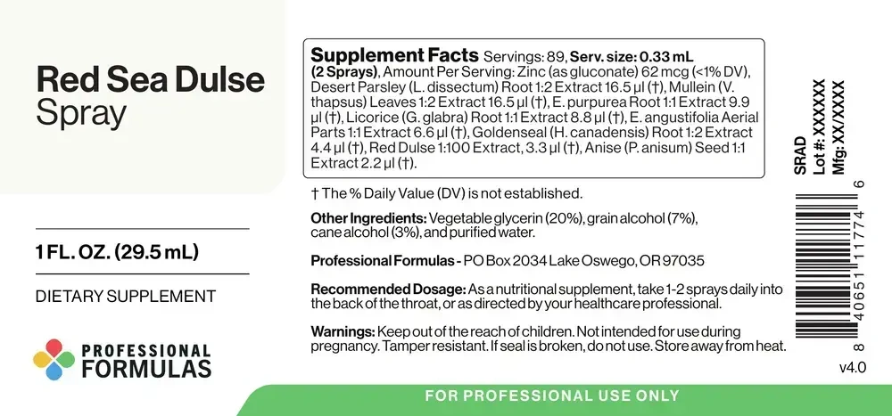 Product image for Red Alaskan Sea Dulse Spray.