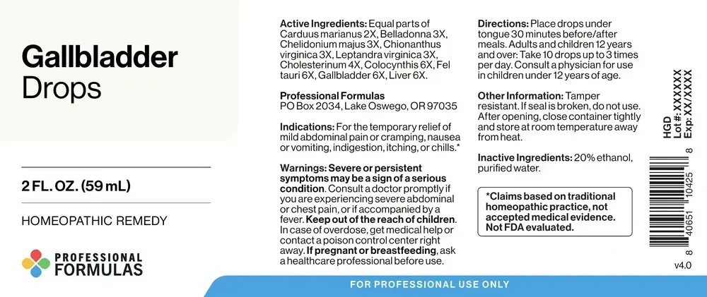 Product image for Gallbladder Drops.
