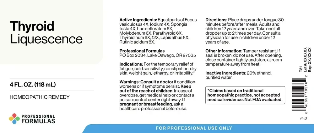 Product image for Thyroid Liquescence.