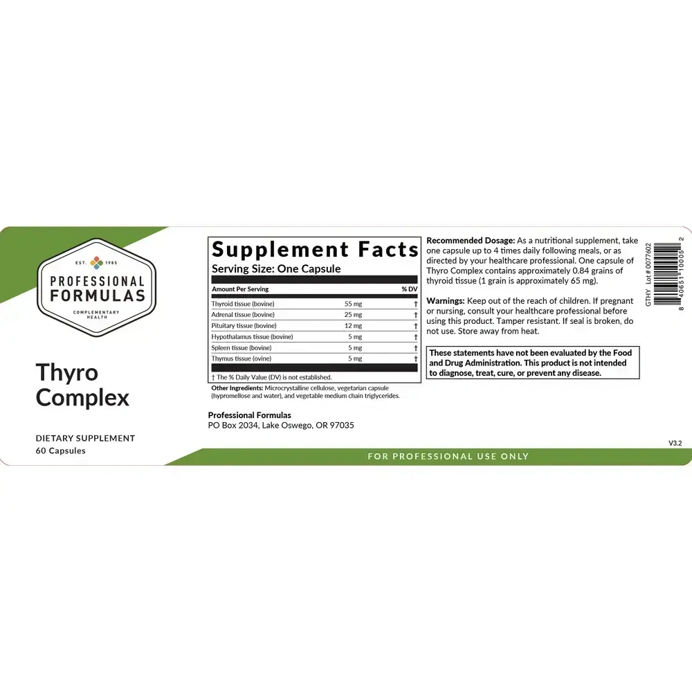 Product image for Thyro Complex.