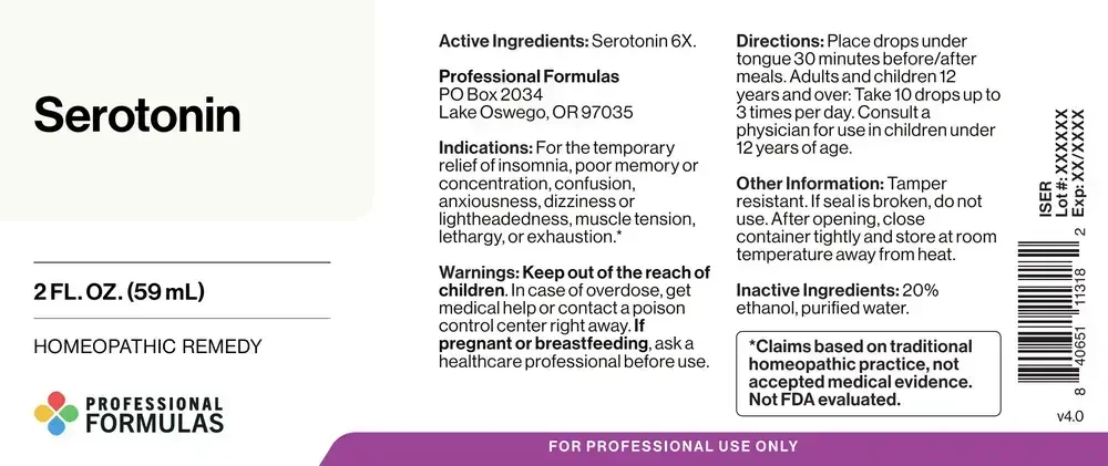 Product image for Serotonin 6x.