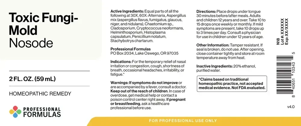 Product image for Toxic Fungi- Mold Nosode.