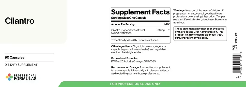 Product image for Cilantro Caps.