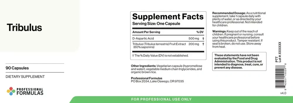 Product image for Tribulus Terrestes.
