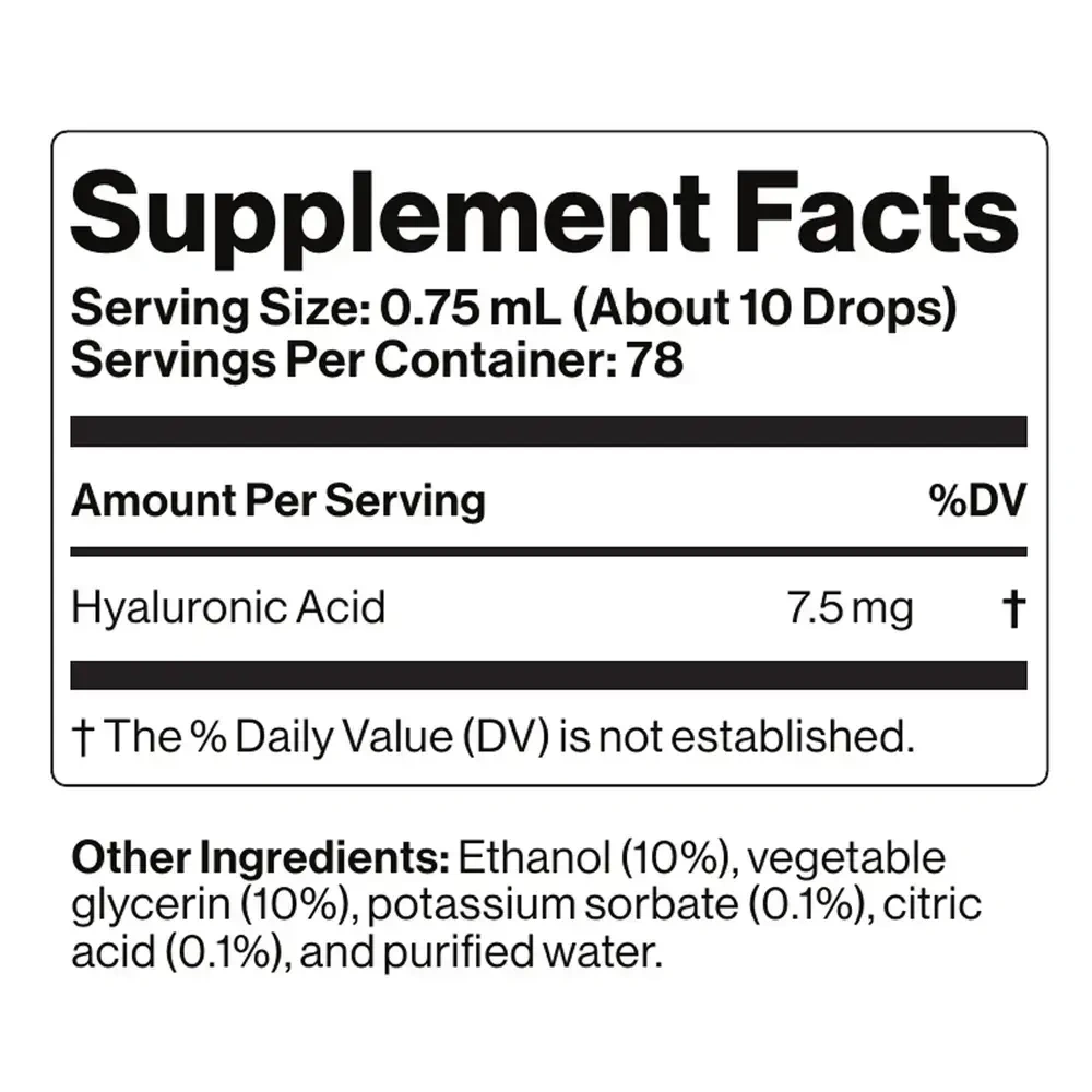 Product image for Hyaluronic Acid.