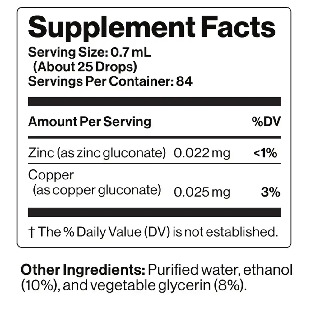 Product image for ZNCU-Zinc/Copper (Oligo Element).