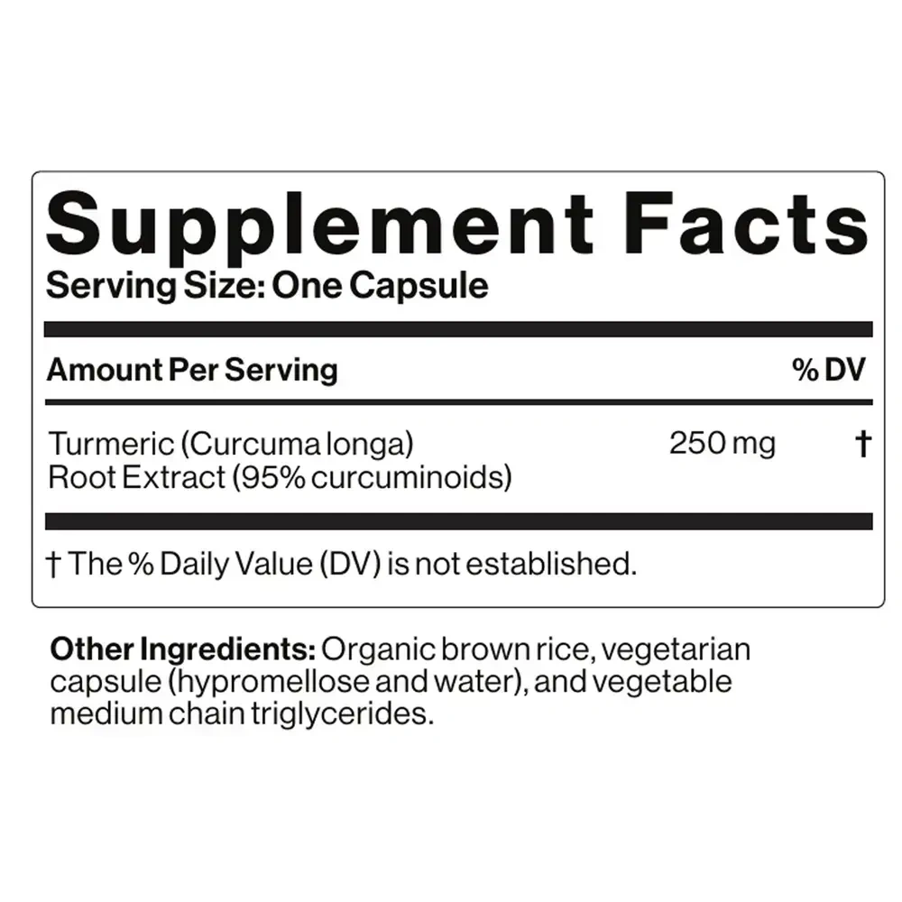 Product image for Turmeric 250mg.