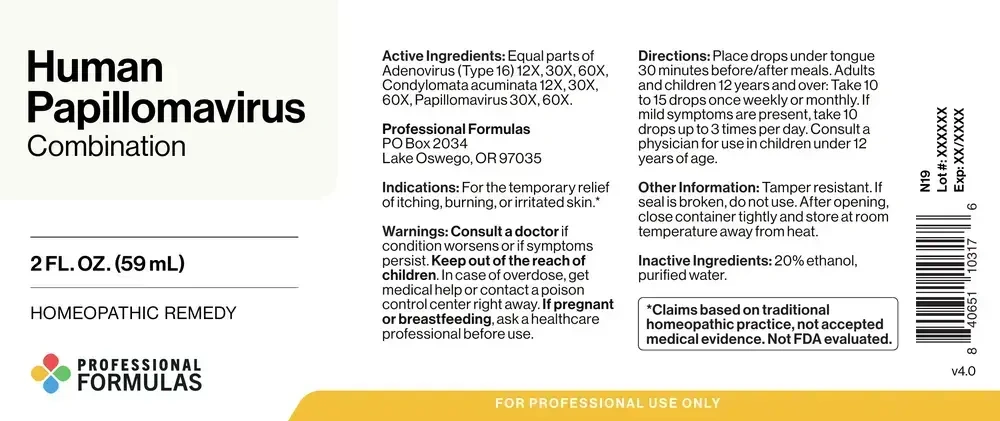 Product image for HPV Nosode Drops.