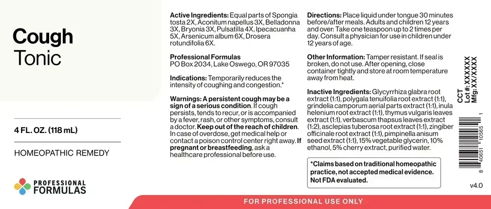 Product image for Cough Tonic.