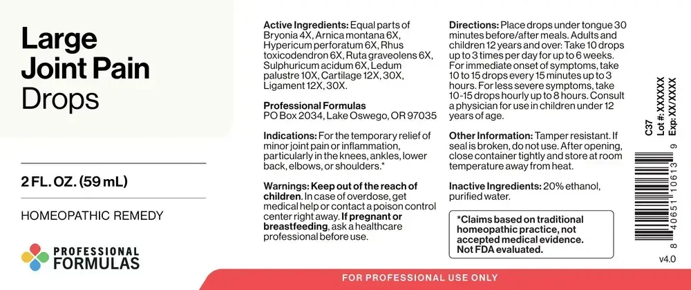 Product image for Large Joint Pain Drops.