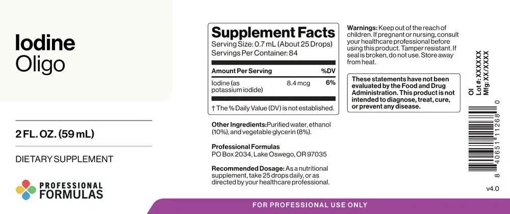 Product image for Iodine Oligo.