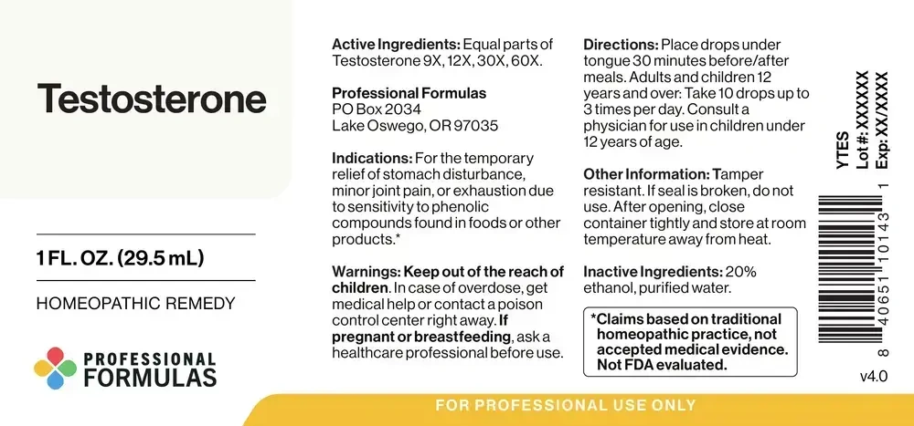 Product image for Testosterone.