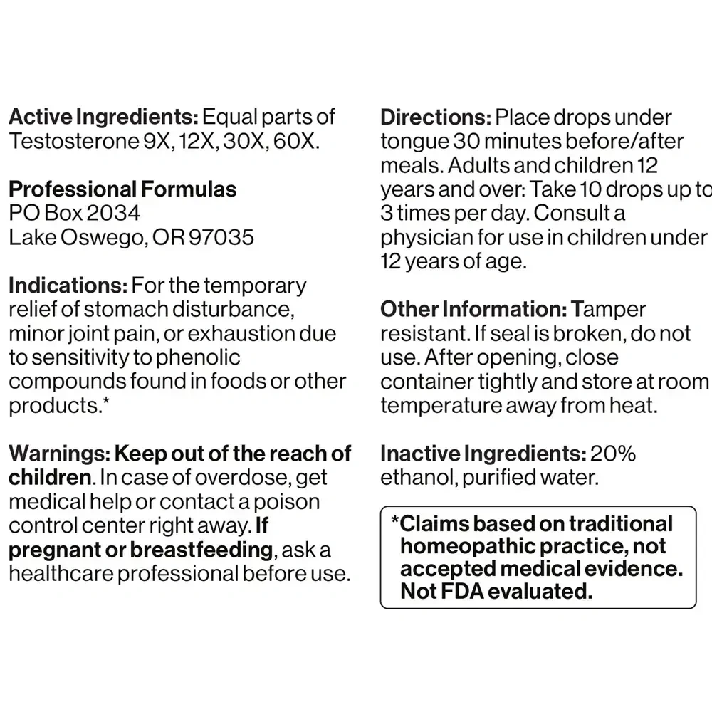 Product image for Testosterone.