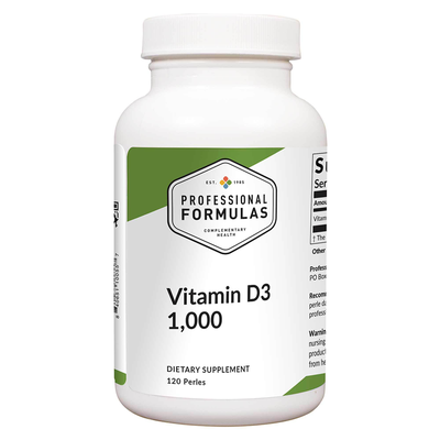 Vitamin D3 1,000 IU 120 Perles