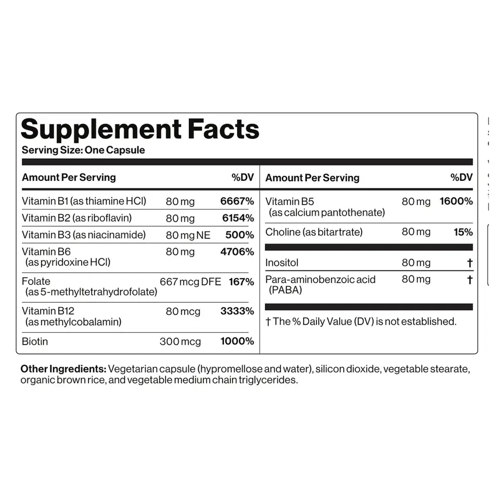 Product image for Vitamin B Complex.