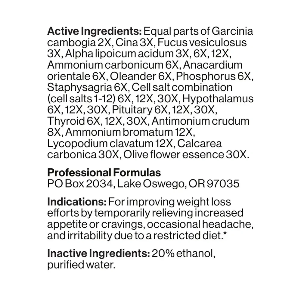 Product image for Weight Management Formula.