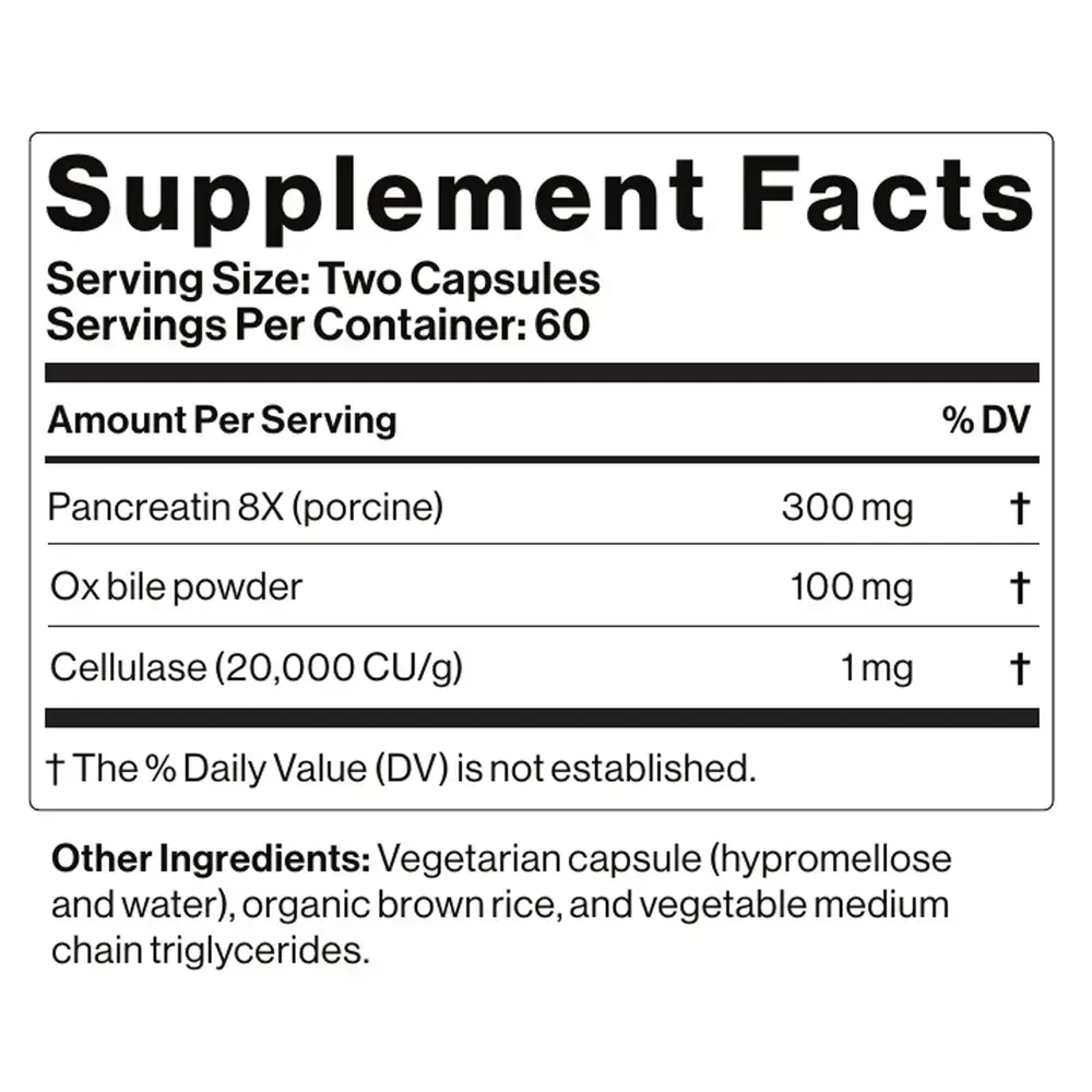 Product image for Triple Enzyme Formula.