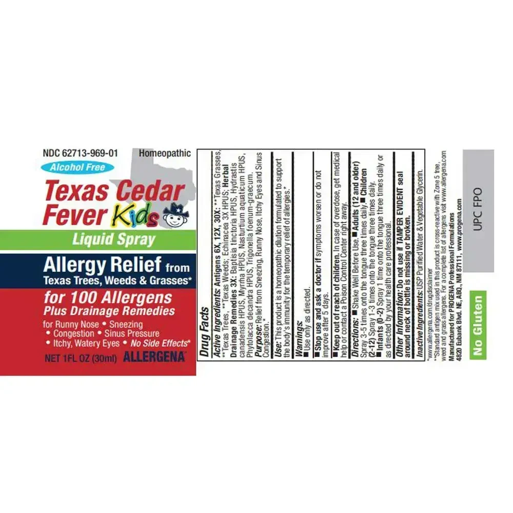 Product image for Allergena TX Cedar Fever KIDS.