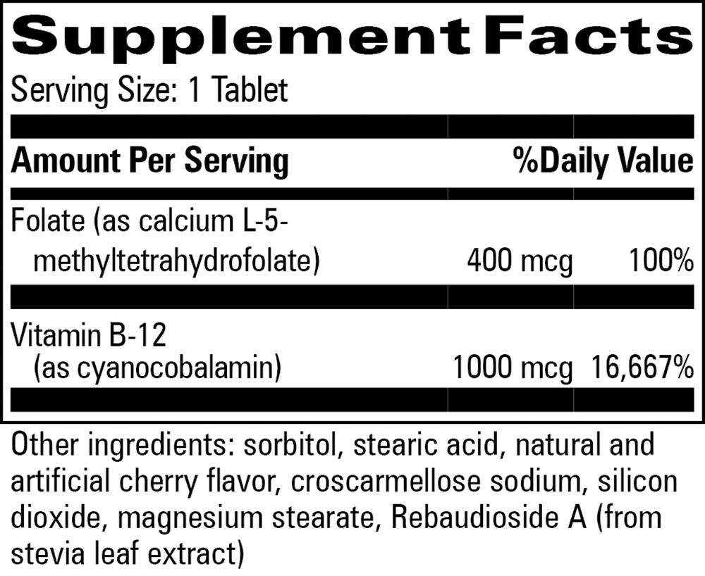 Product image for B-12 Lingual.