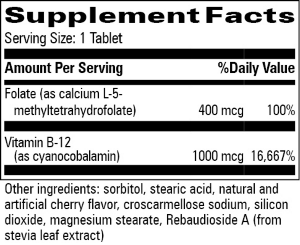 Product image for B-12 Lingual.