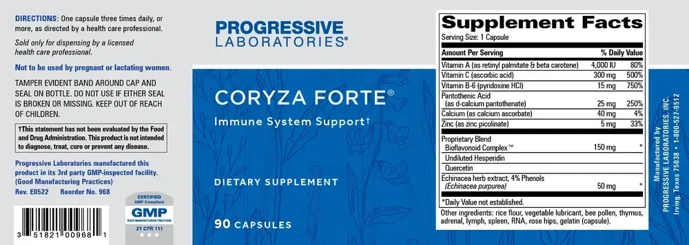 Product image for Coryza Forte.