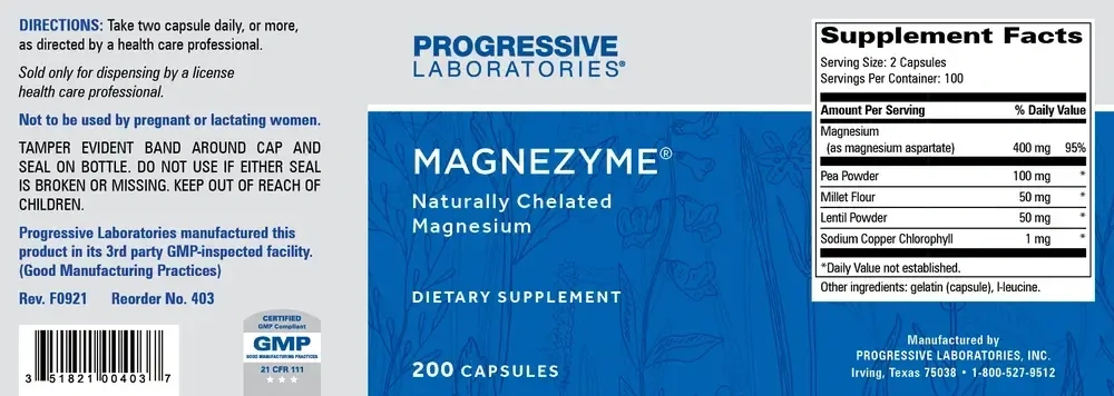 Product image for Magnezyme 400mg.