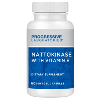 Nattokinase with Vitamin E 60 Softgels