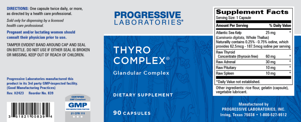 Product image for Thyro Complex.