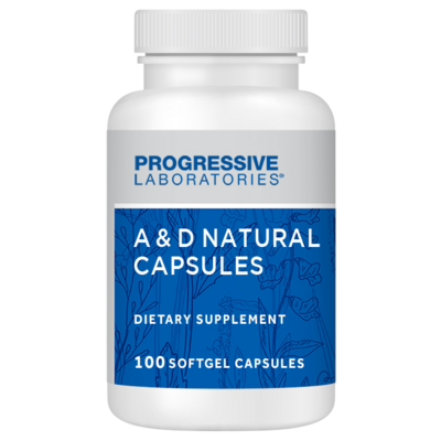 A and D Natural Capsules 100 Softgel Capsules