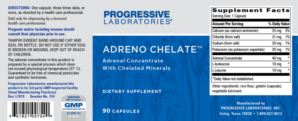 Product image for Adreno Chelate.