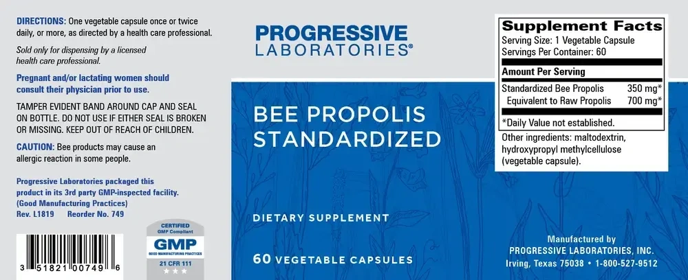 Product image for Bee Propolis/Standardized.