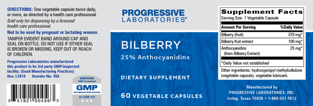 Product image for Bilberry.